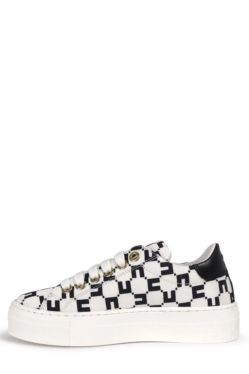 Elisabetta Franchi Logo Printed Lace-Up Sneakers