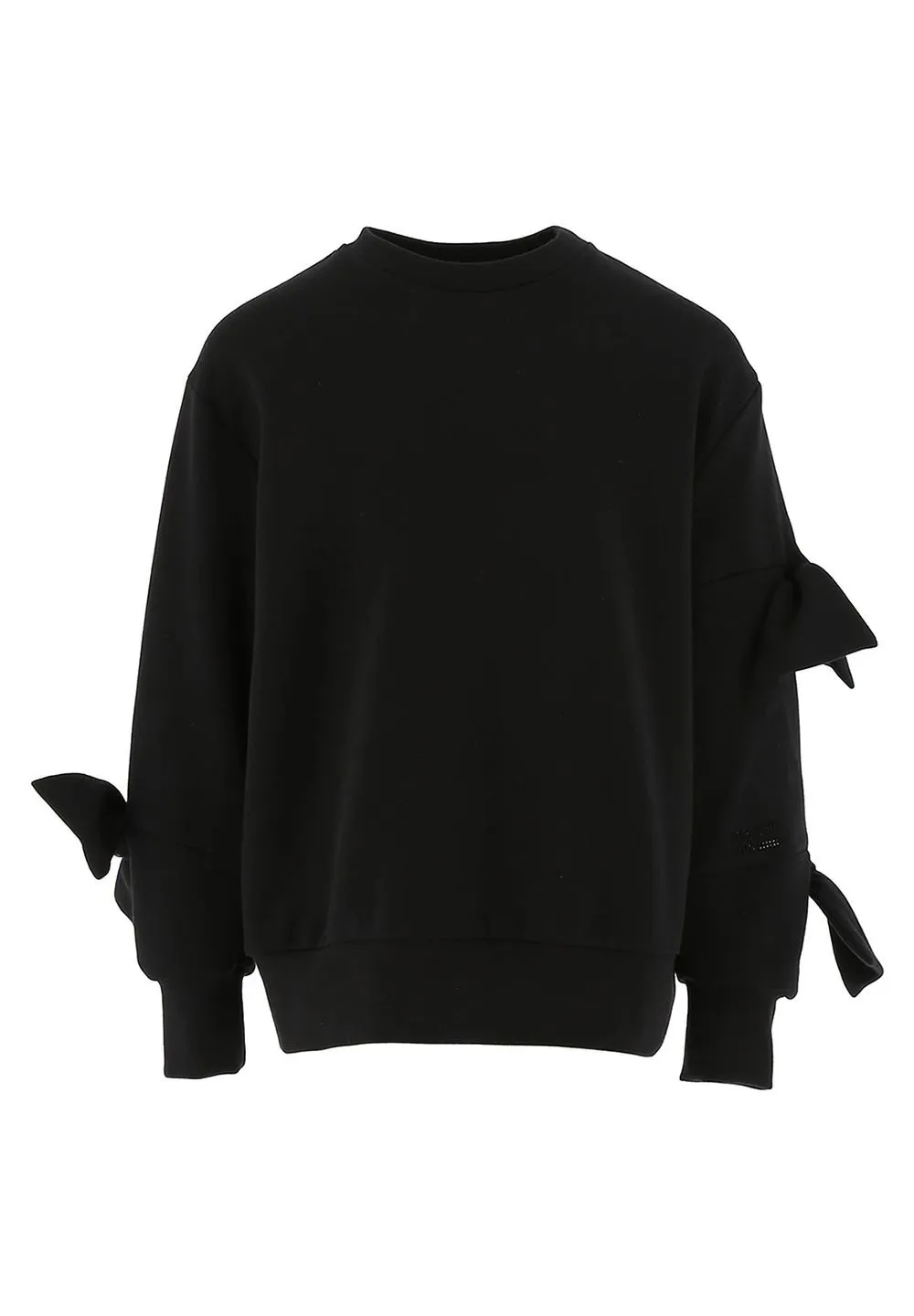 Elisabetta Franchi Kids Bow Long Sleeved Sweatshirt