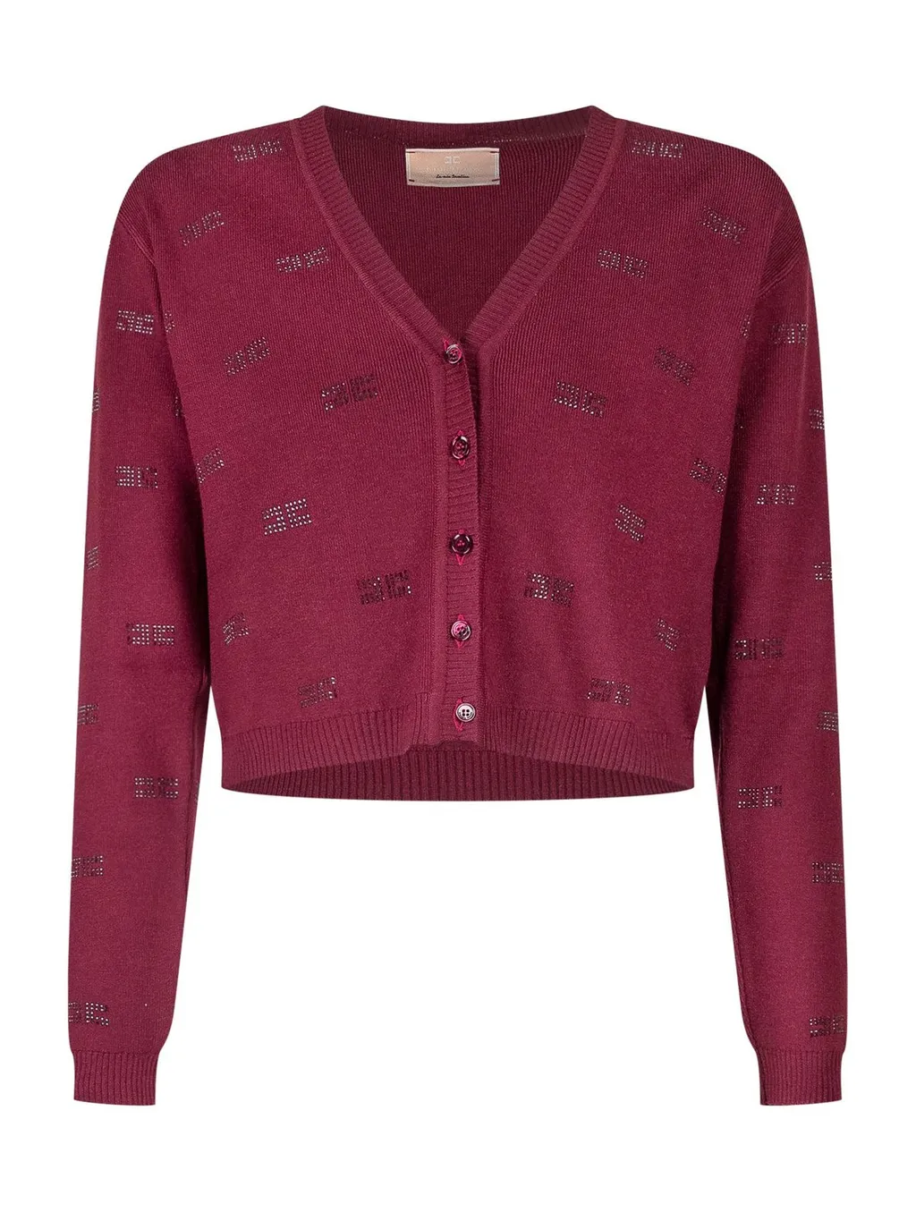 Elisabetta Franchi Kids Logo Cardigan Knitwear