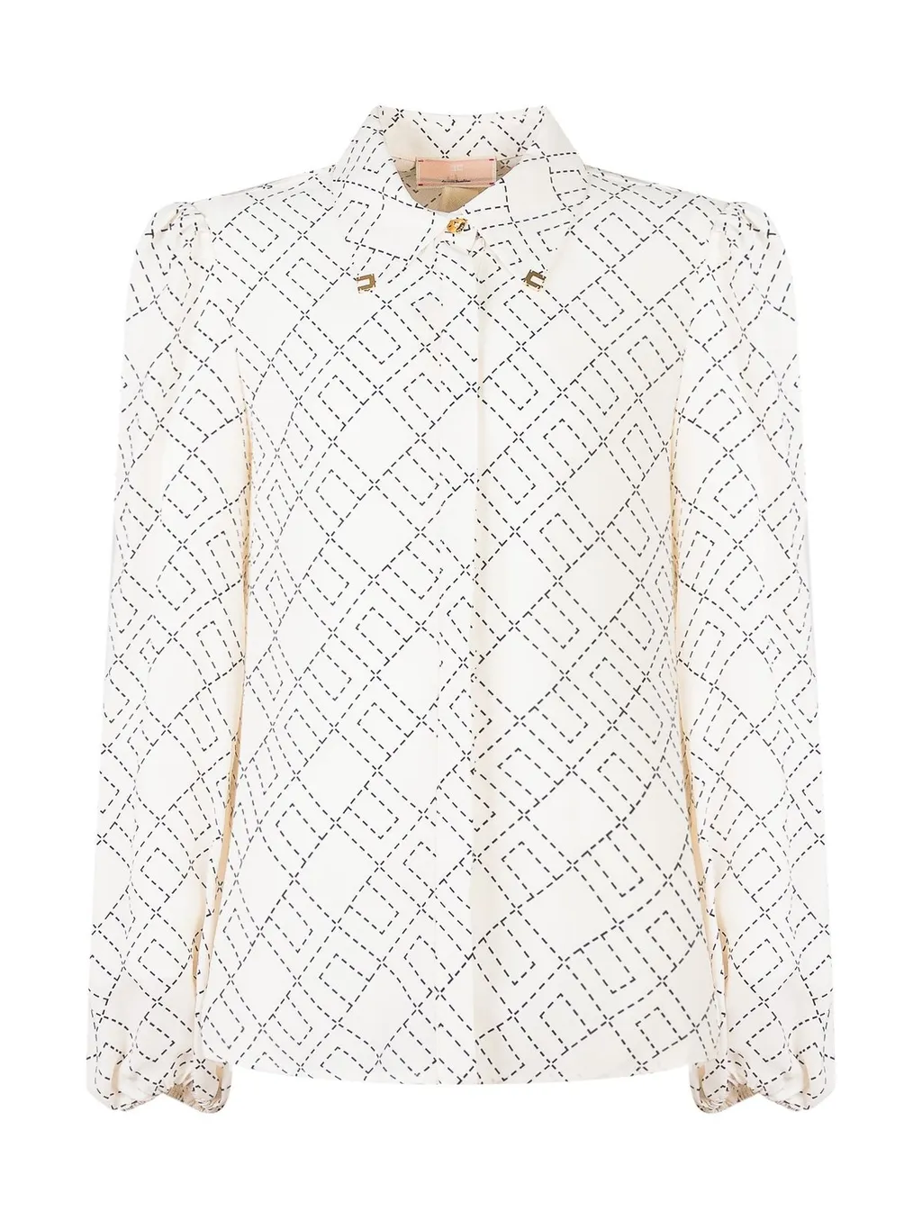 Elisabetta Franchi Kids Georgette Patterned Top