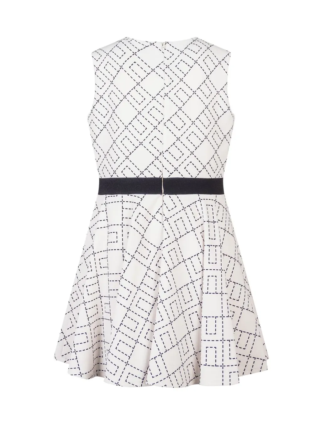 Elisabetta Franchi Kids Crepe Patterned Dress