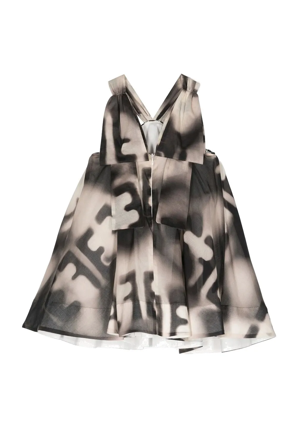 Elisabetta Franchi Kids Logo Printed Flared Dress