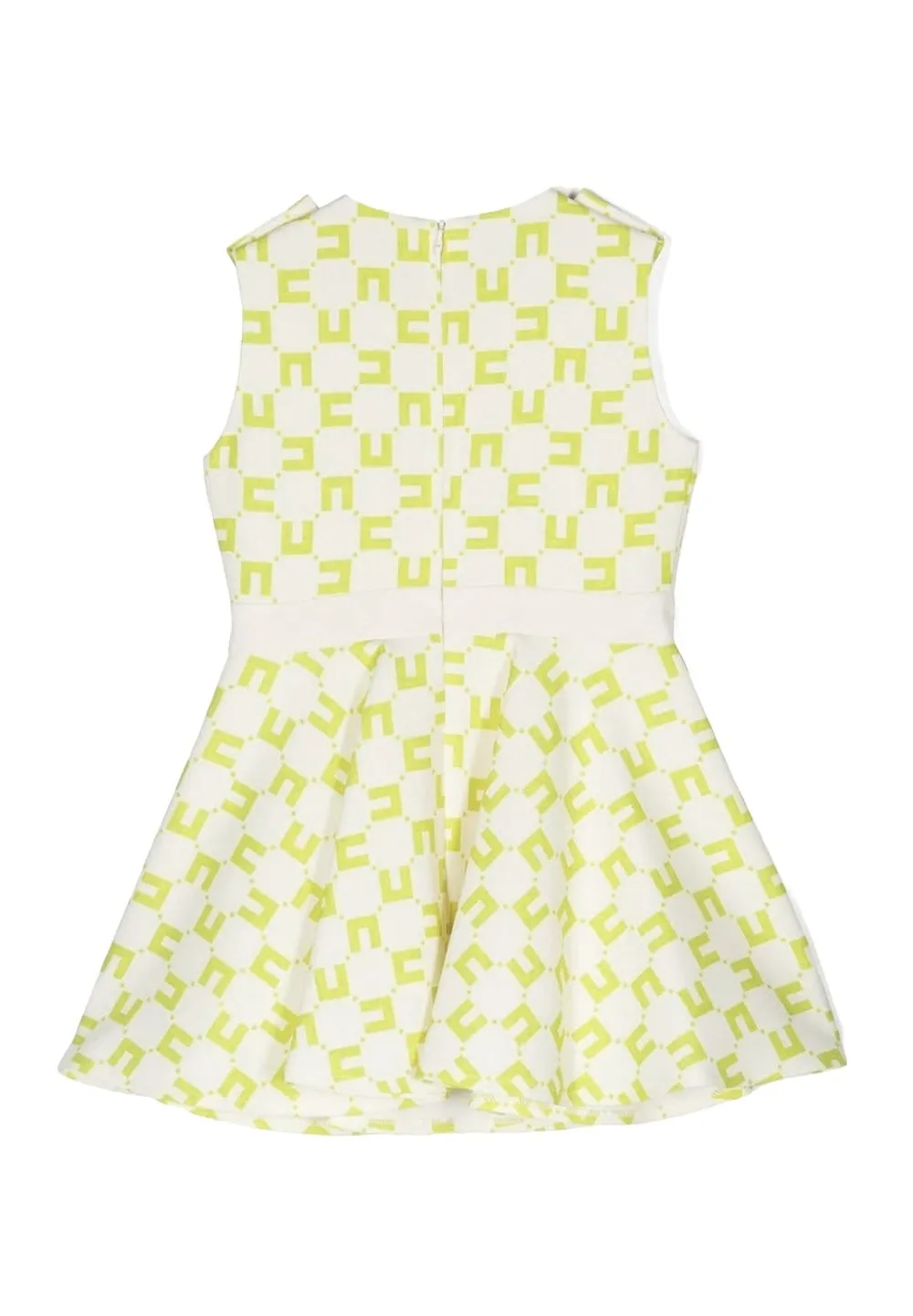Elisabetta Franchi Kids Logo Monogram Flared Dress