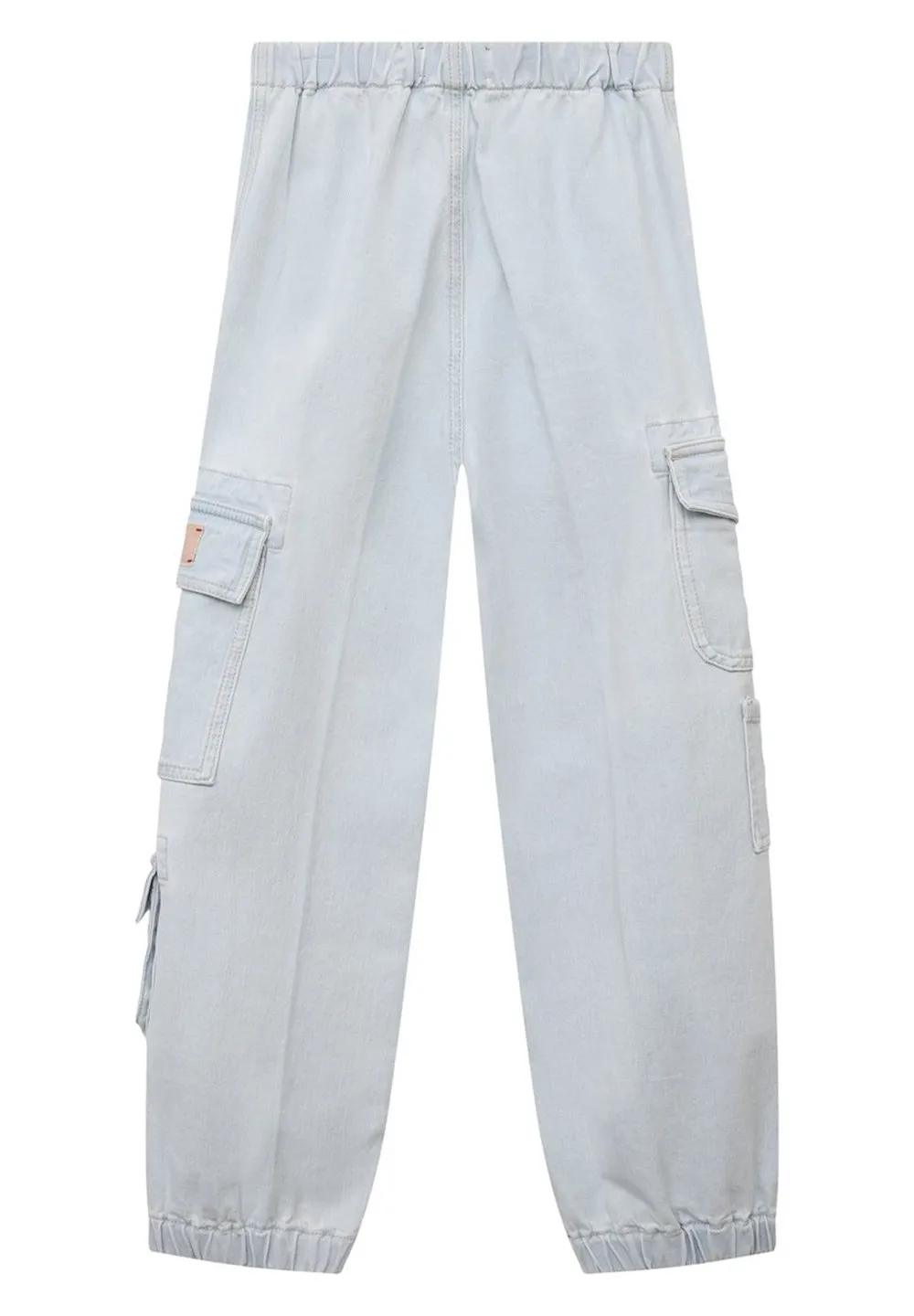 Elisabetta Franchi Kids Denim Cargo Pants