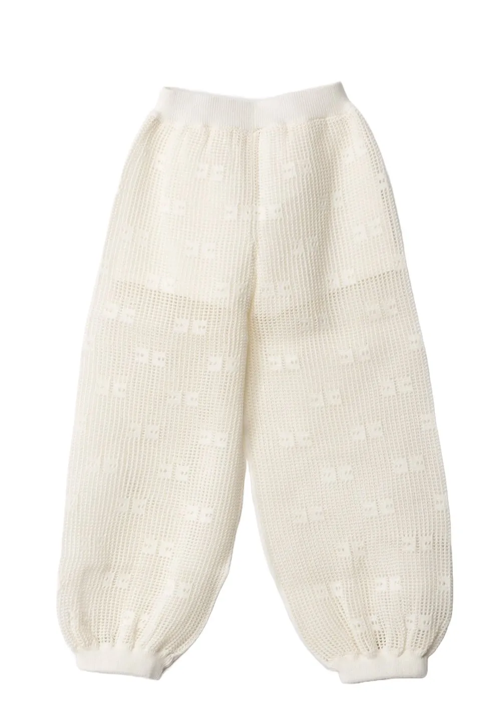 Elisabetta Franchi Kids Logo Embroidered Trousers