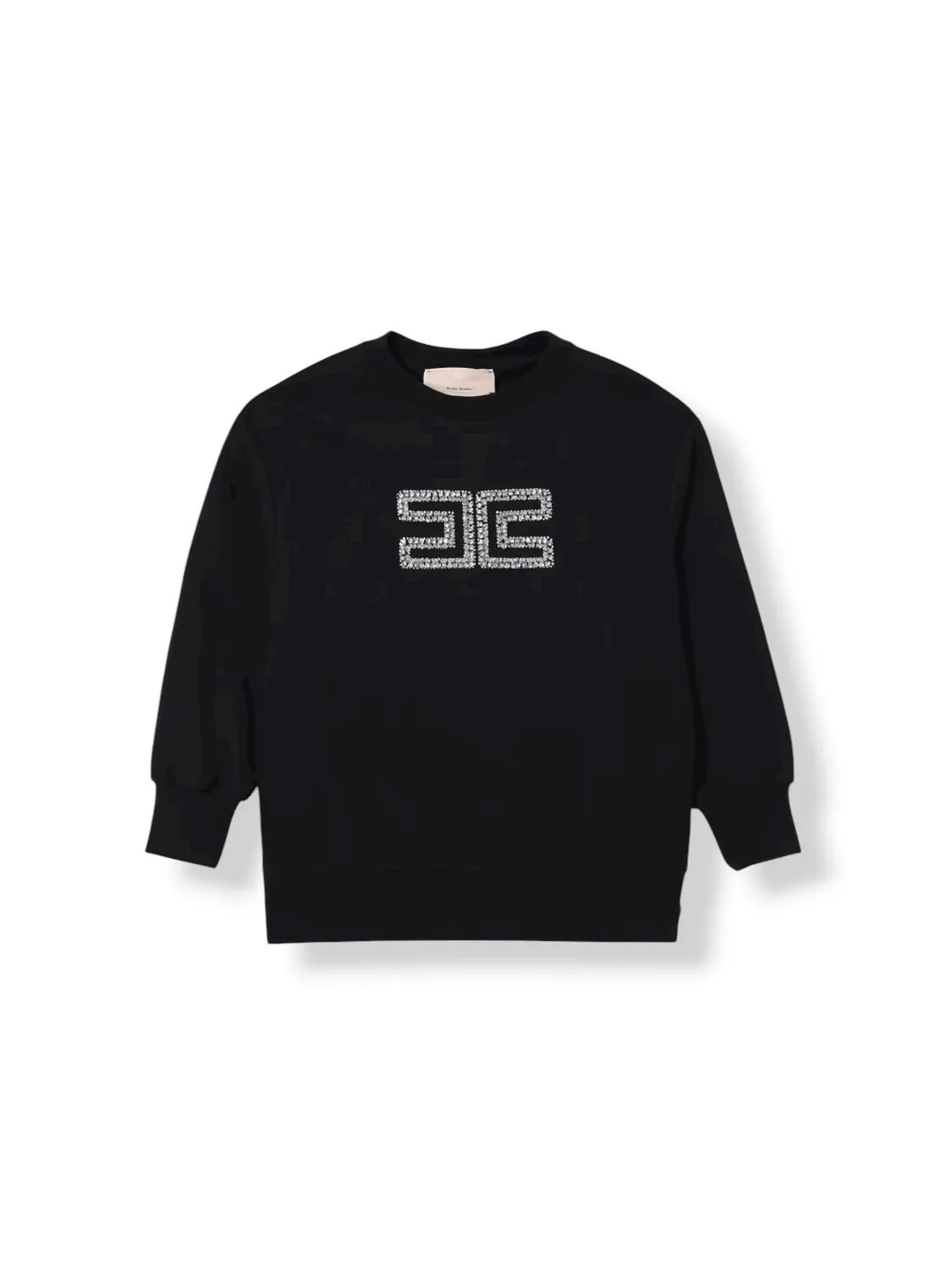 Elisabetta Franchi La Mia Bambina Logo Embellished Crewneck Sweatshirt