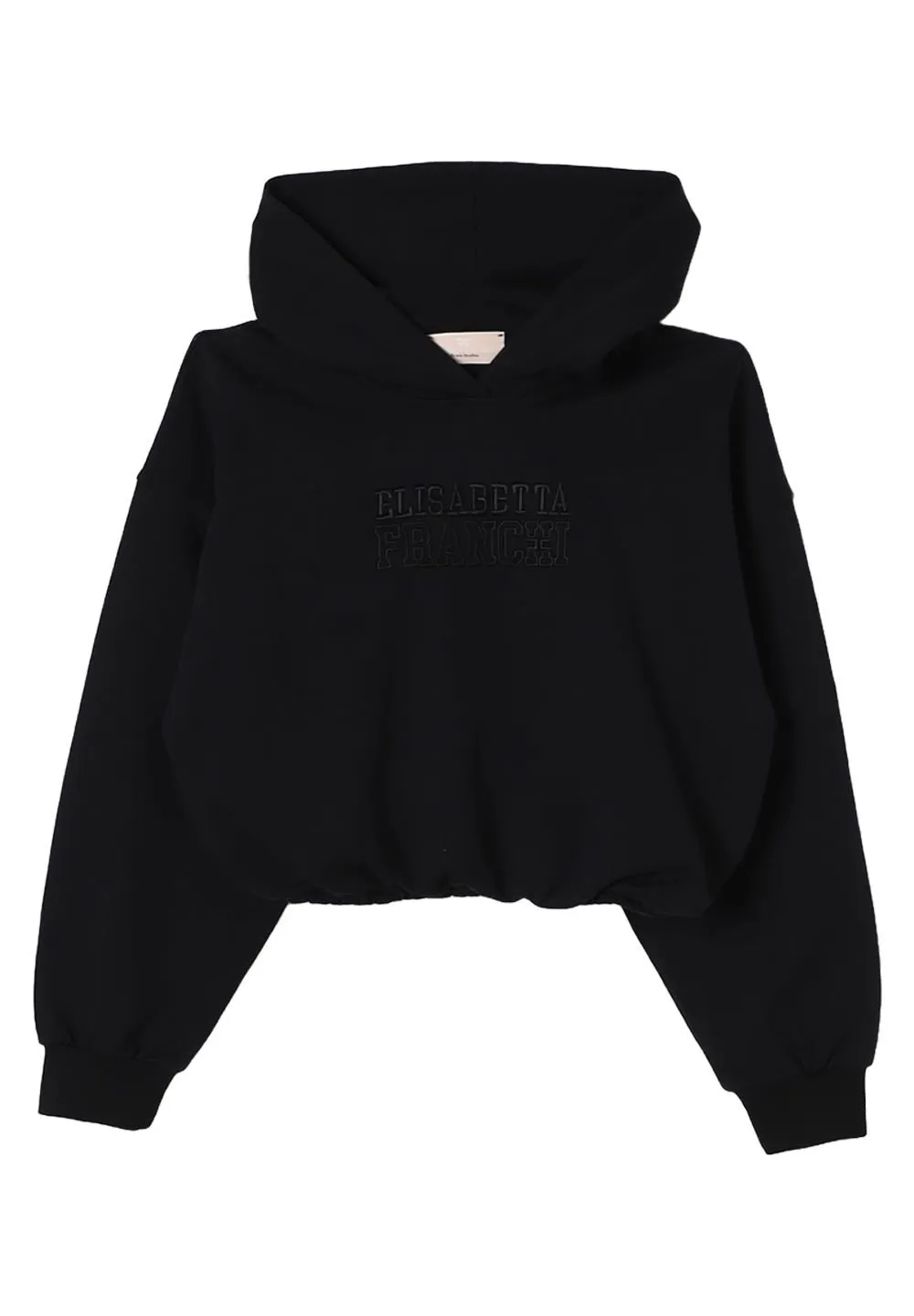 Elisabetta Franchi La Mia Bambina Cropped Hoodie