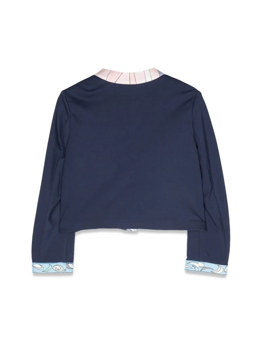 Emilio Pucci Patterned Knit Jacket
