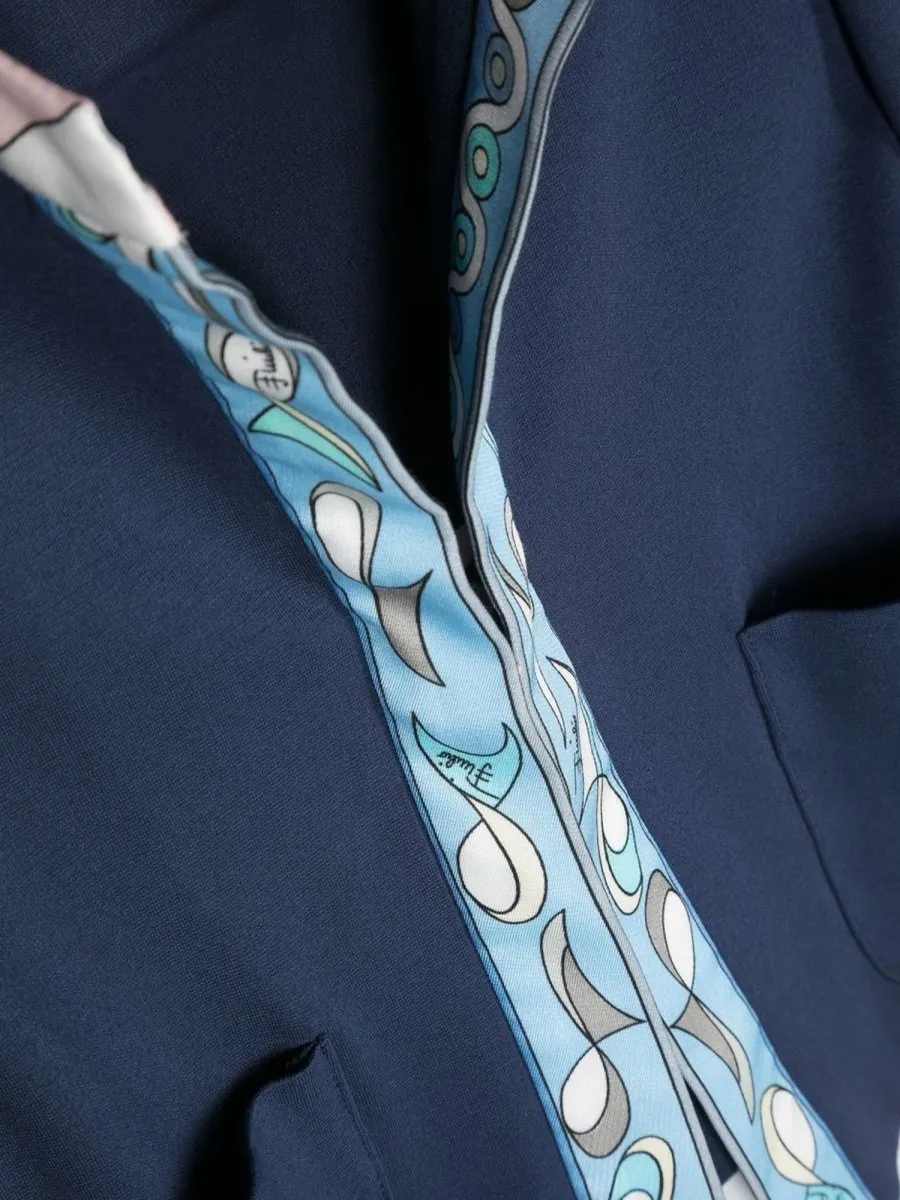 Emilio Pucci Patterned Knit Jacket