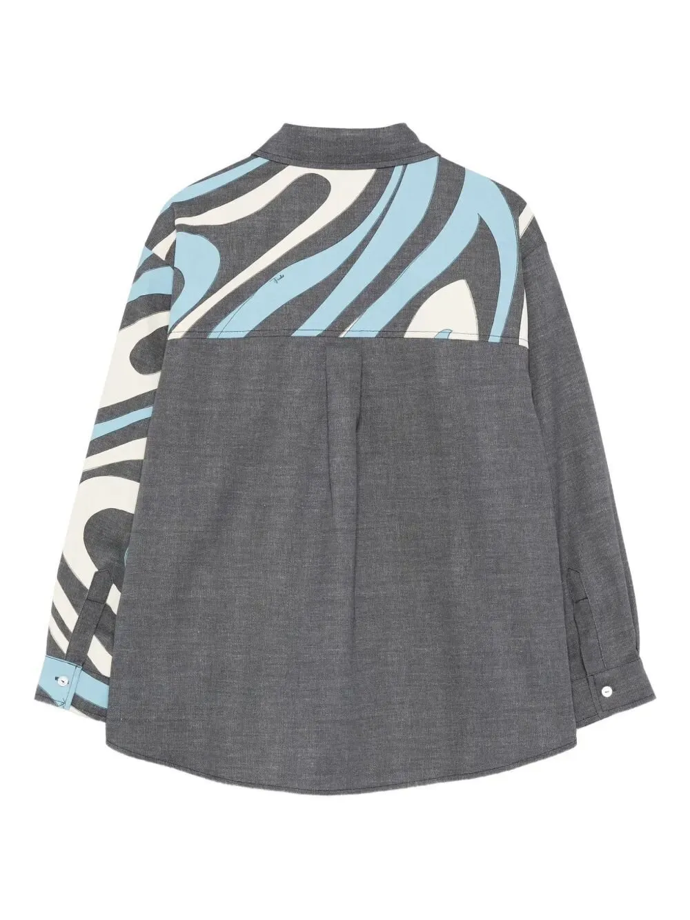Emilio Pucci Junior Graphic Printed Buttoned Shirt