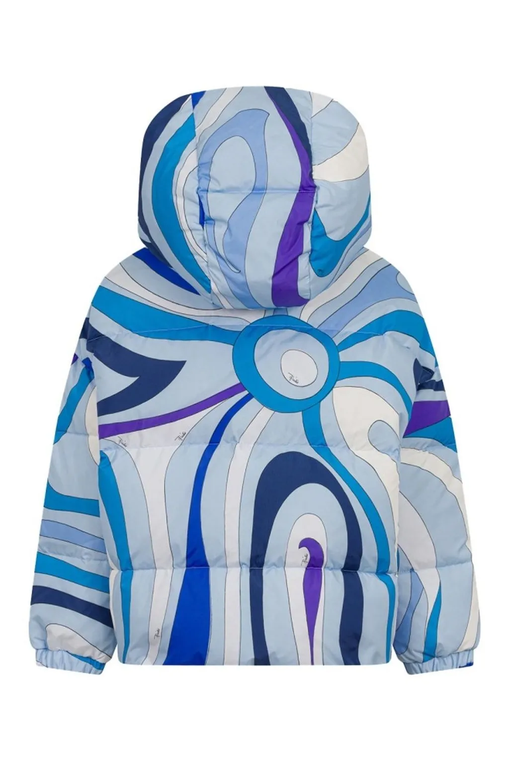 Emilio Pucci Junior Marmo-Printed Zip-Up Jacket