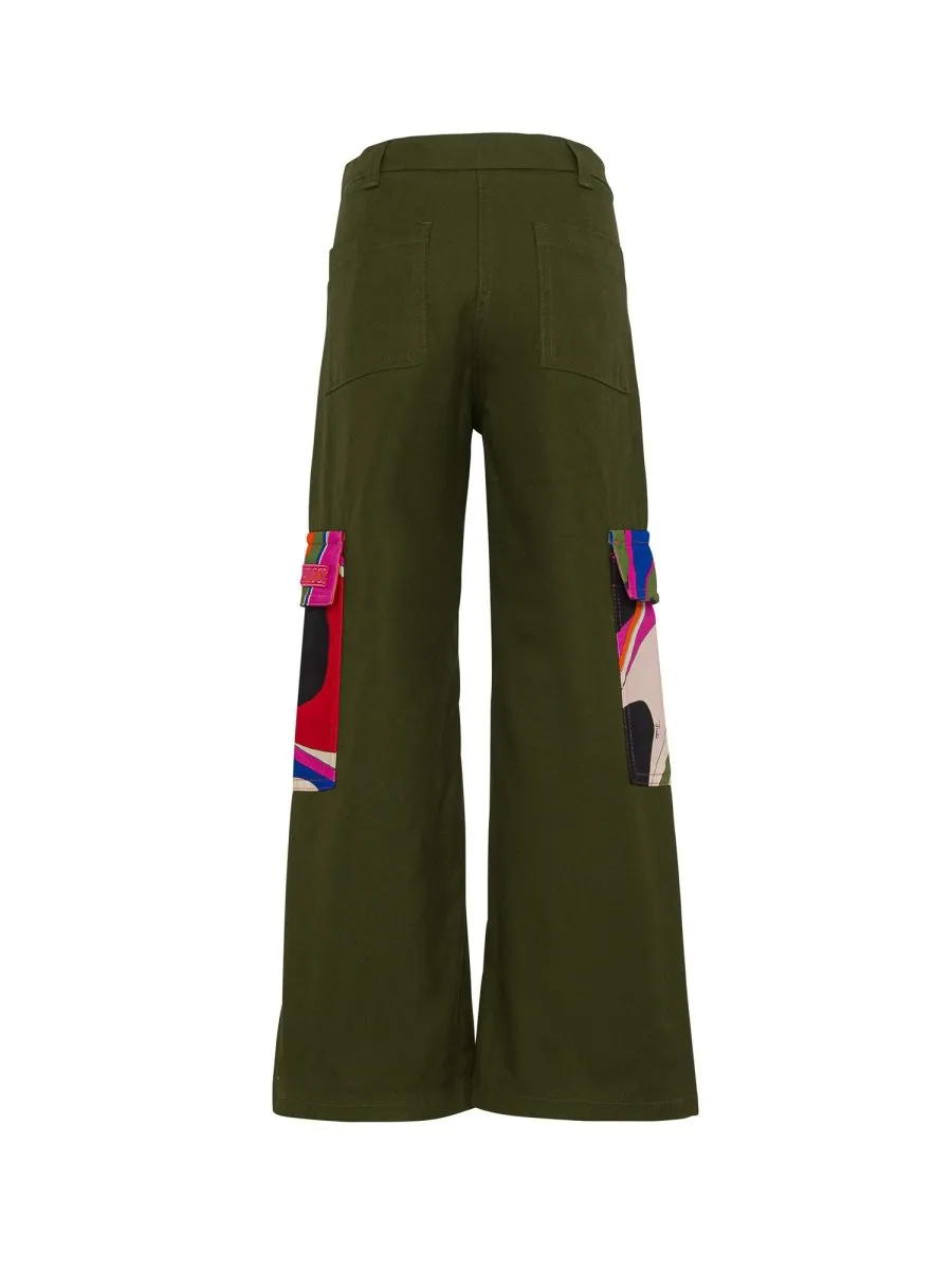 Emilio Pucci Junior Cargo Trousers