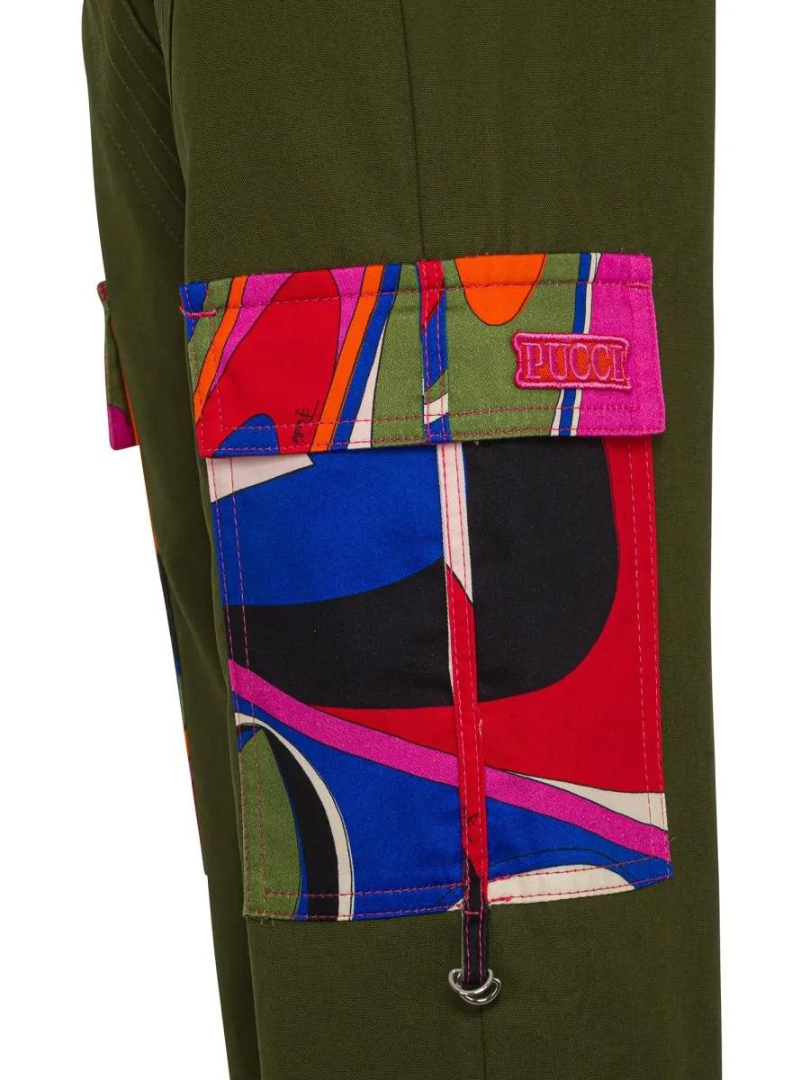 Emilio Pucci Junior Cargo Trousers