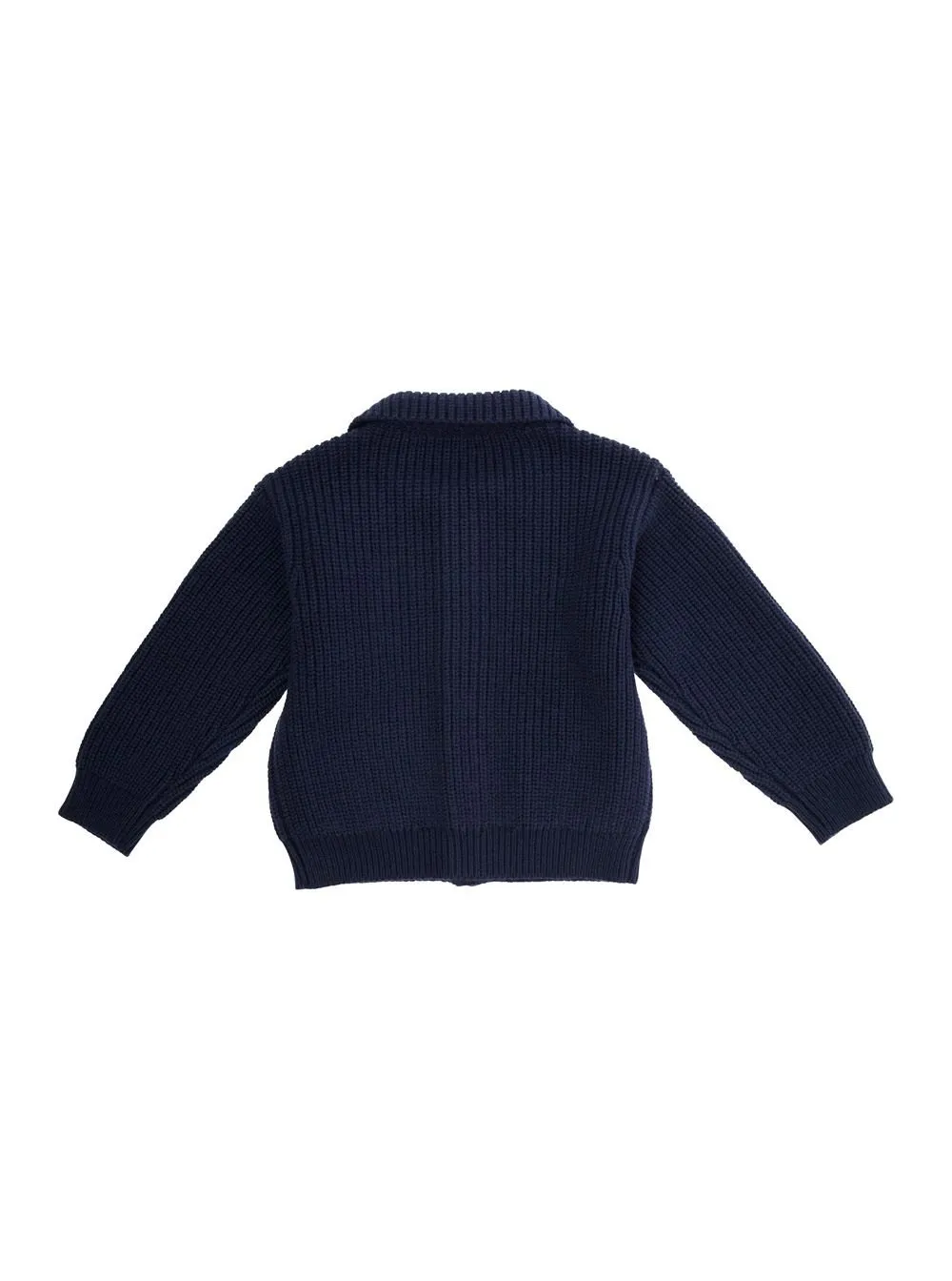 Emporio Armani Kids Logo-Embroidered Button-Up Cardigan