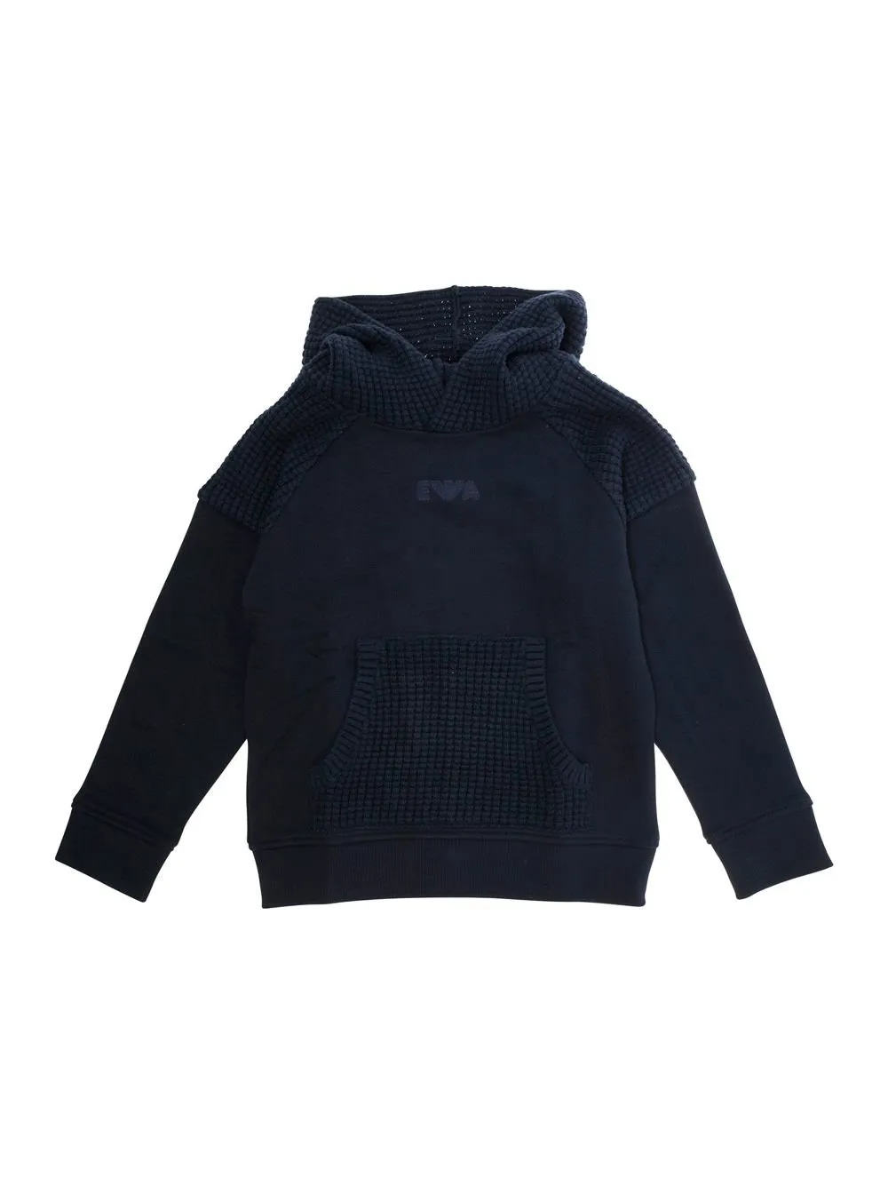 Emporio Armani Kids Logo-Embroidered Hoodie