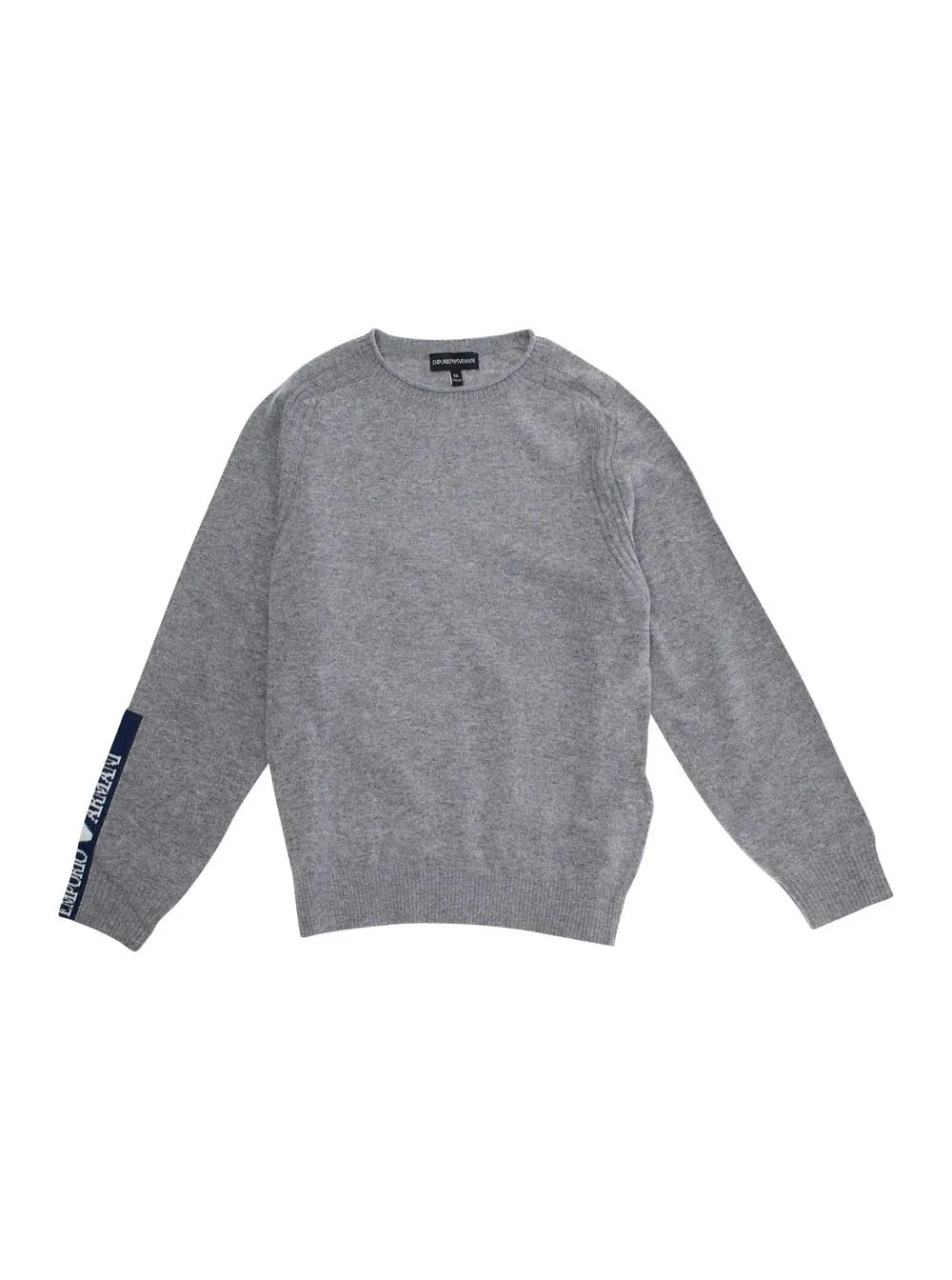 Emporio Armani Kids Logo Detailed Long Sleeved Pullover
