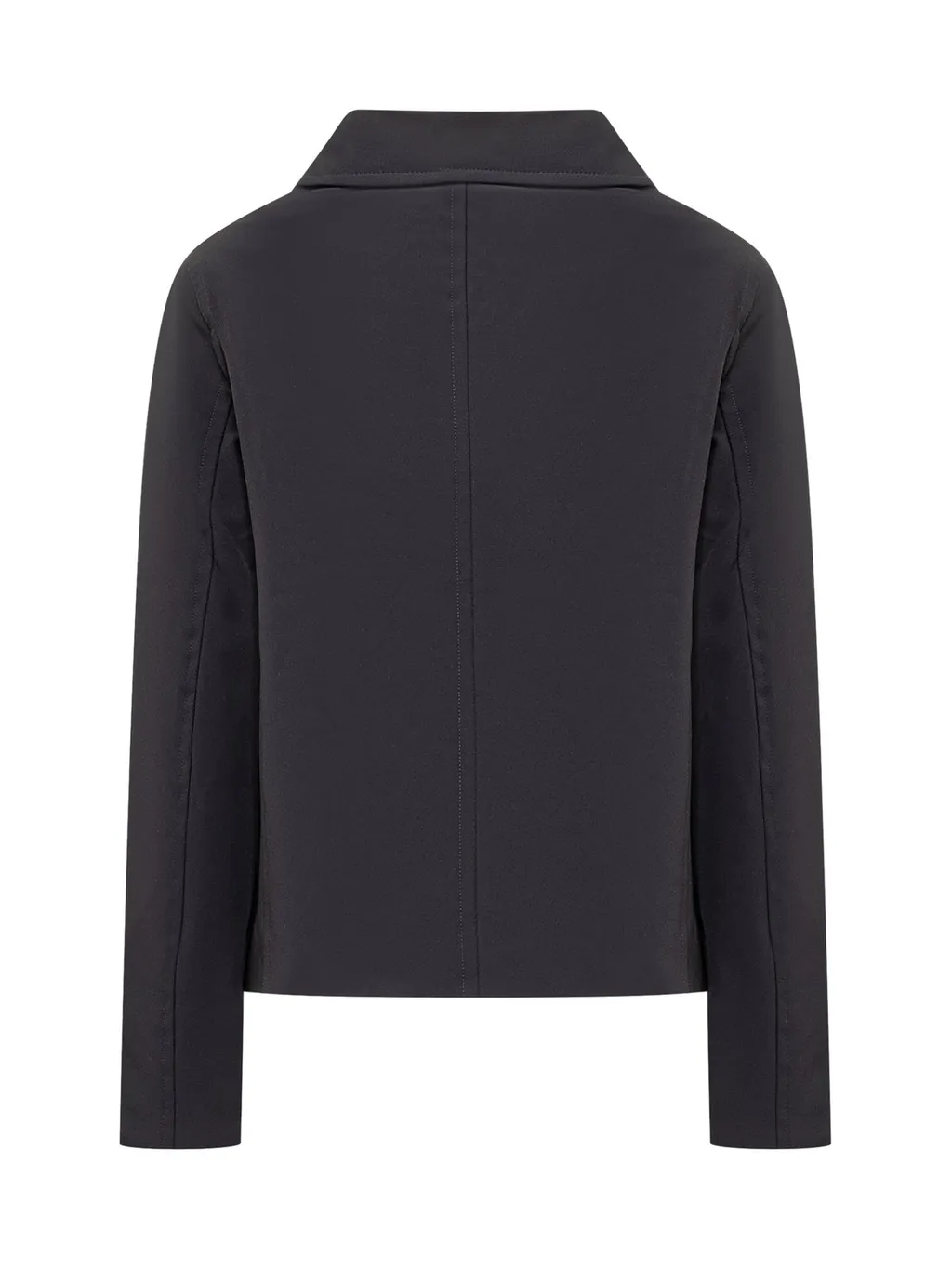 Emporio Armani Kids Logo Plaque Cropped Blazer
