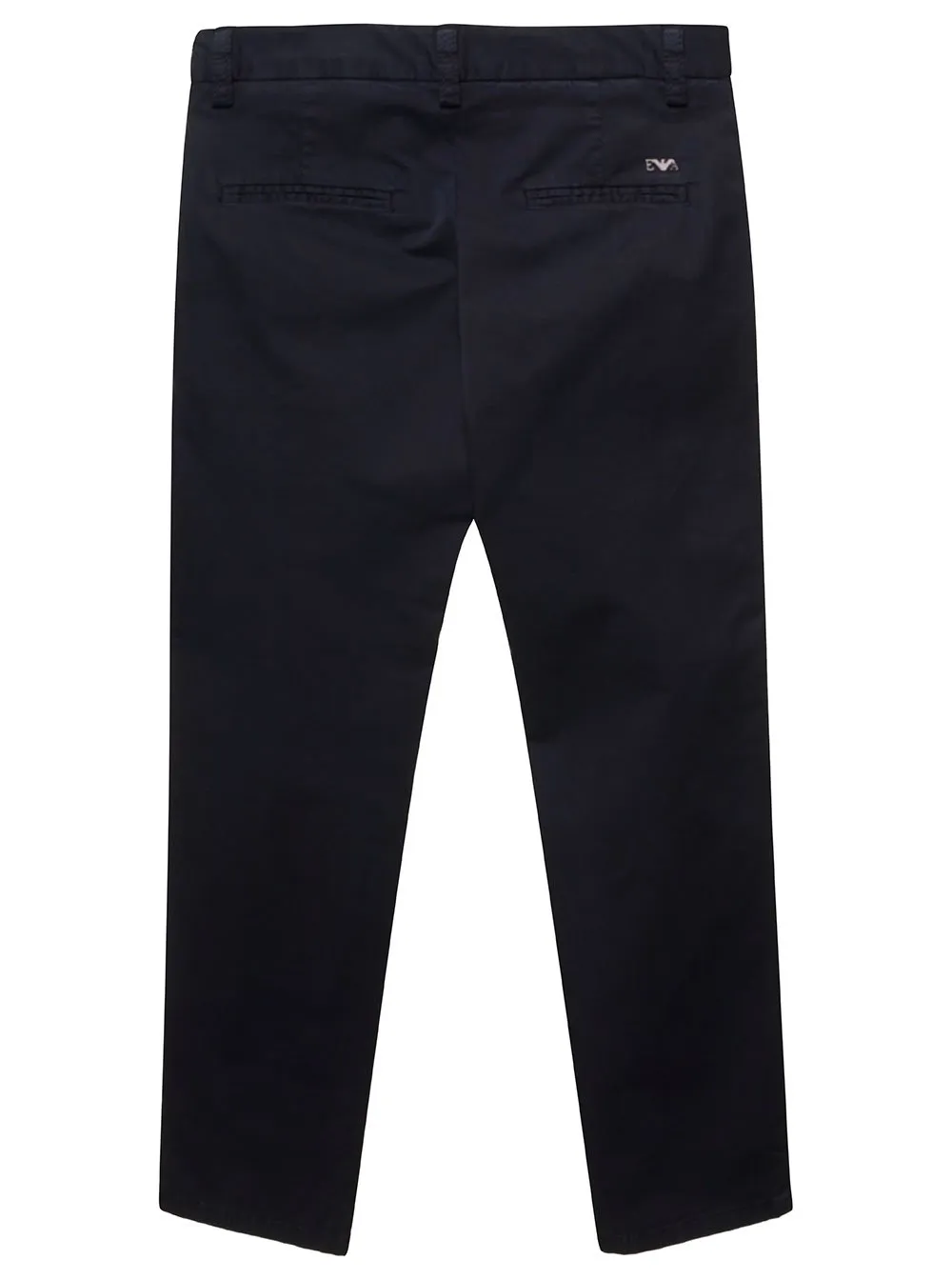 Emporio Armani Kids Button Detailed Straight Leg Pants