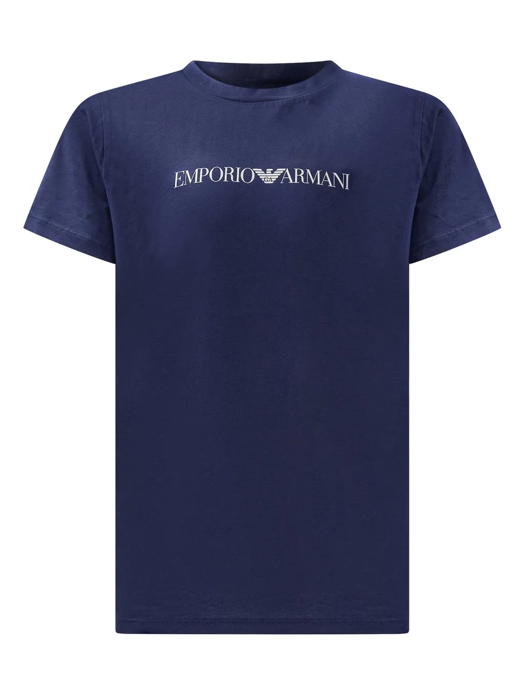 Emporio Armani Kids Logo Printed Crewneck T-Shirt
