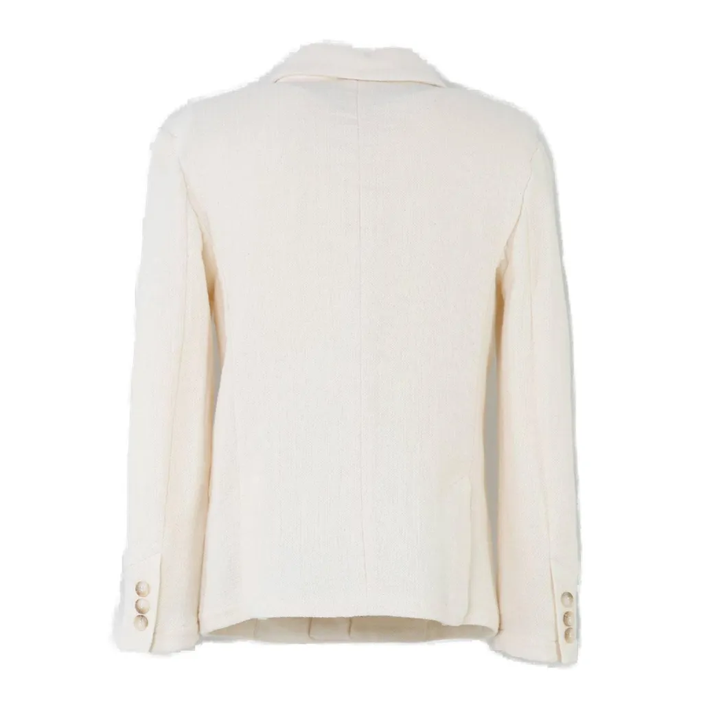 Emporio Armani Kids V-Neck Buttoned Jacket
