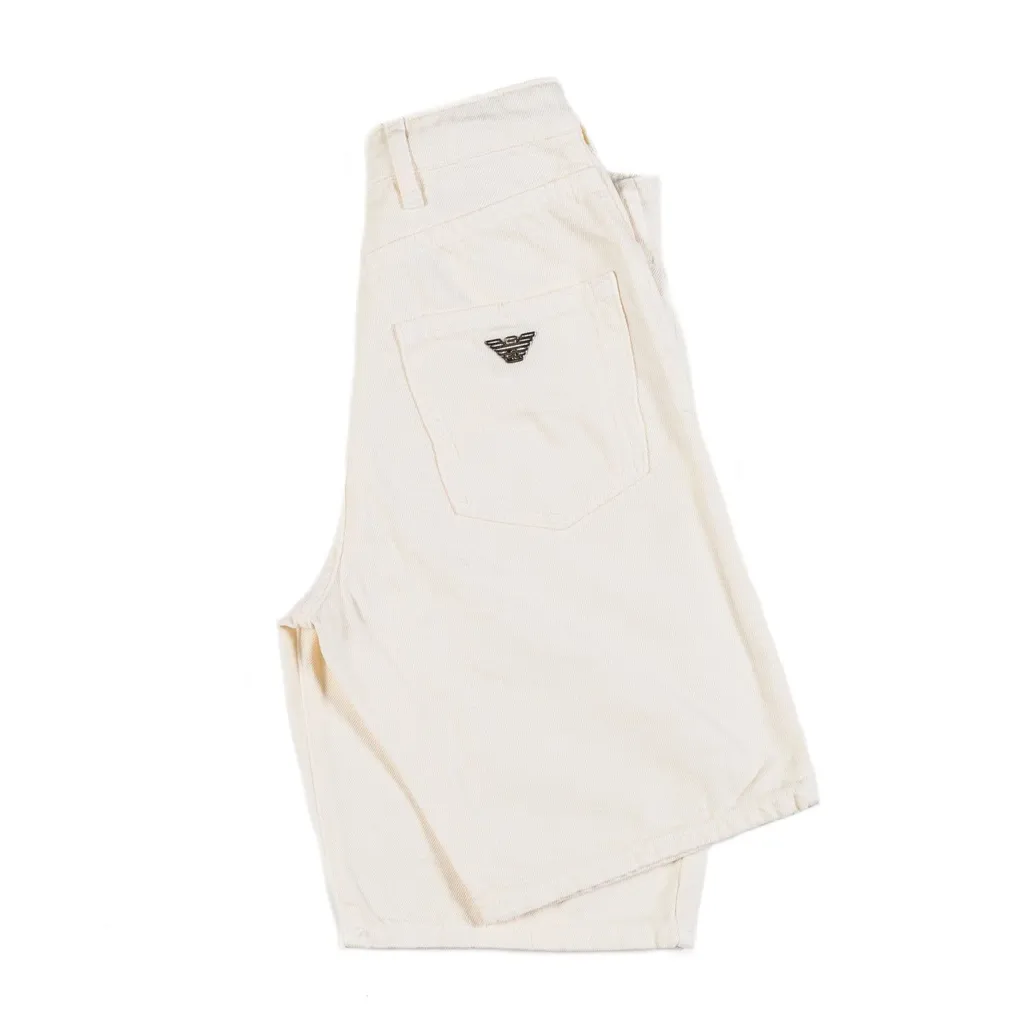Emporio Armani Kids Logo-Embossed Above-Knee Shorts