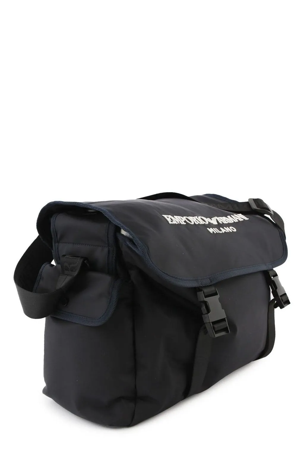 Emporio Armani Kids Logo Embroidered Changing Bag