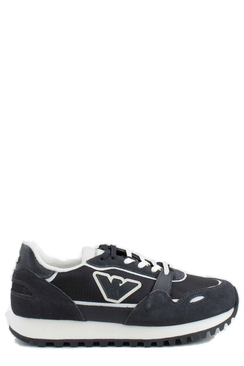 Emporio Armani Kids Logo Patch Sneakers