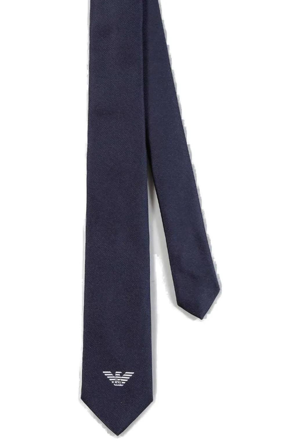 Emporio Armani Kids Logo Embroidered Tie