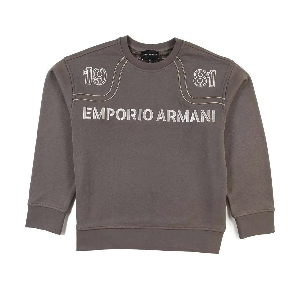 Emporio Armani Logo Embroidered Sweatshirt