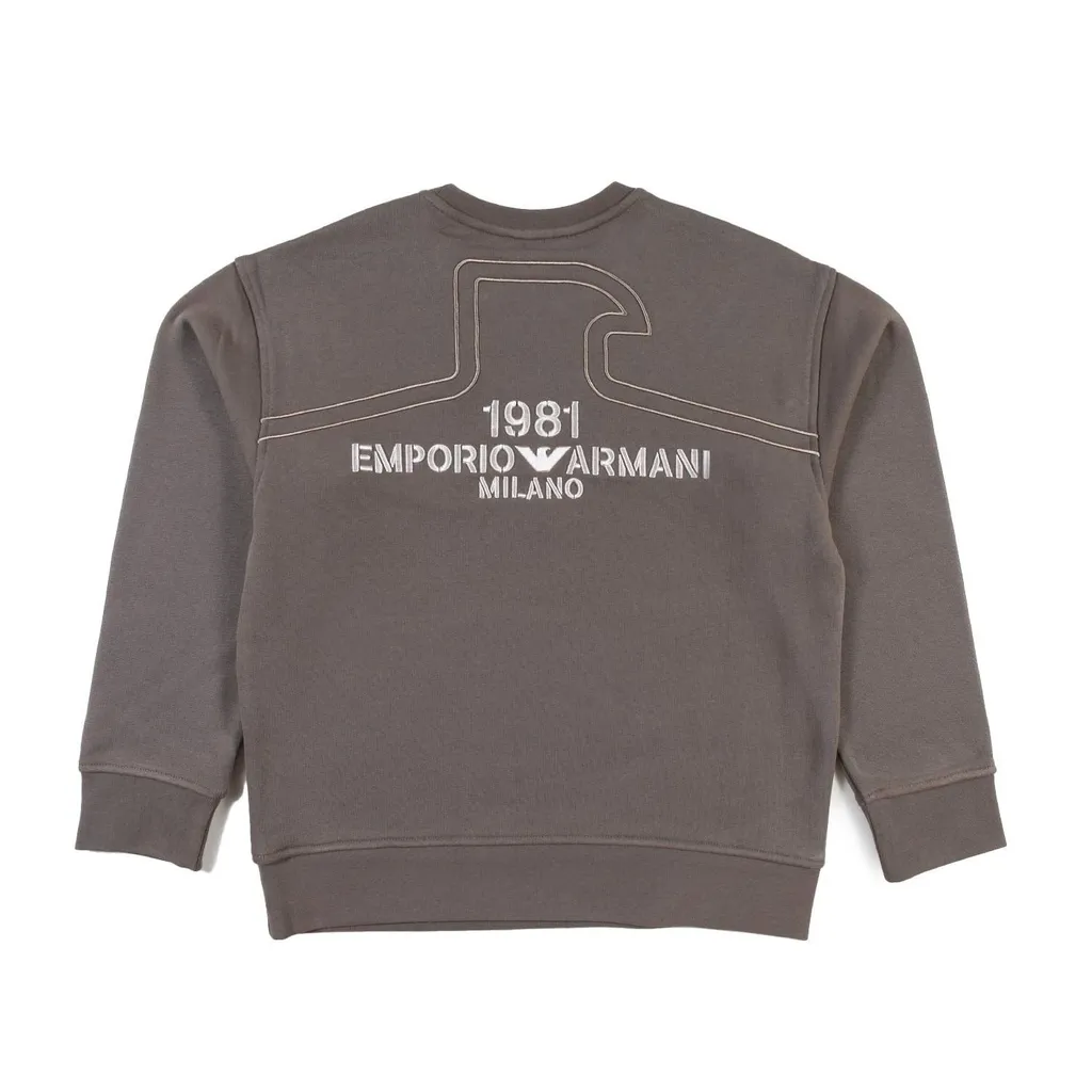 Emporio Armani Logo Embroidered Sweatshirt