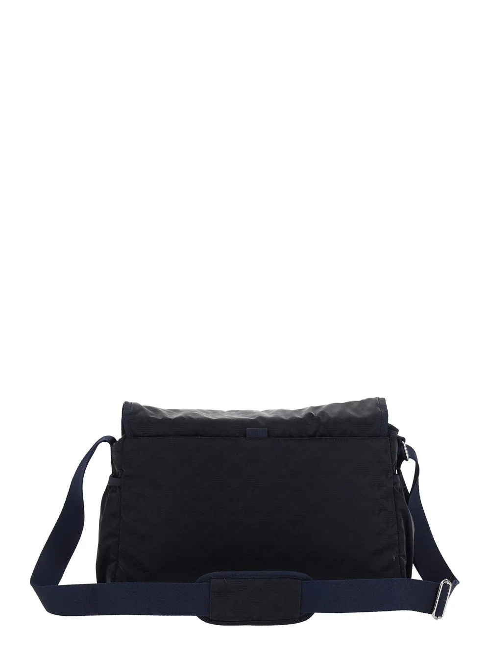 Emporio Armani Kids Monogram Jacquard Foldover-Top Shoulder Bag