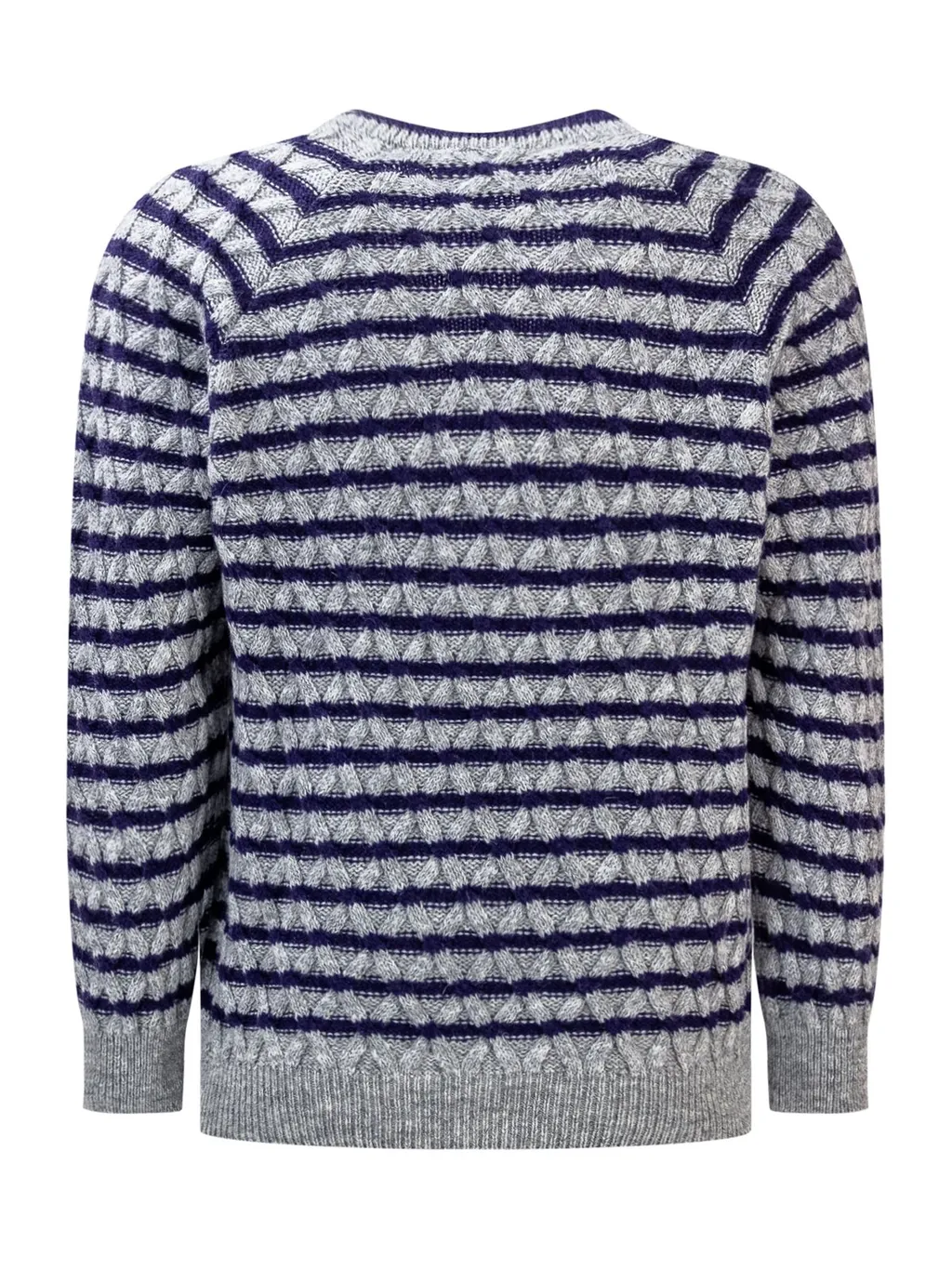 Emporio Armani Kids Striped Crewneck Jumper