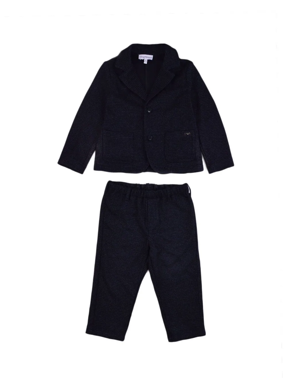 Emporio Armani Kids Single-Breasted Long-Sleeved Suit