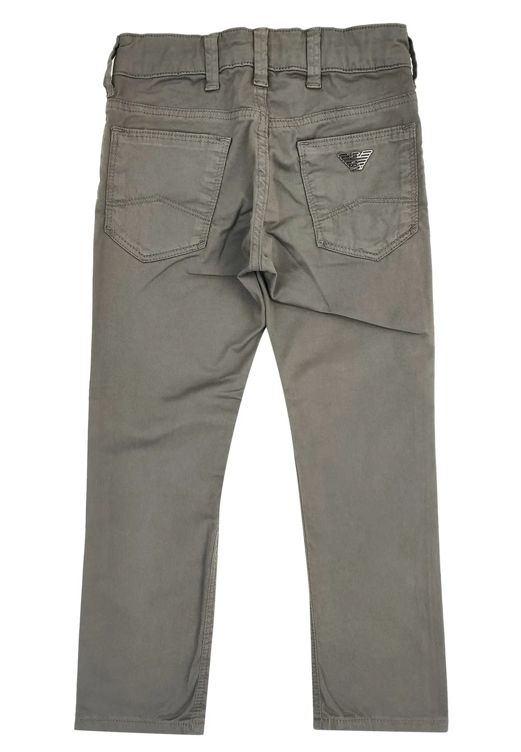 Emporio Armani Kids Logo Plaque Stretch Pants