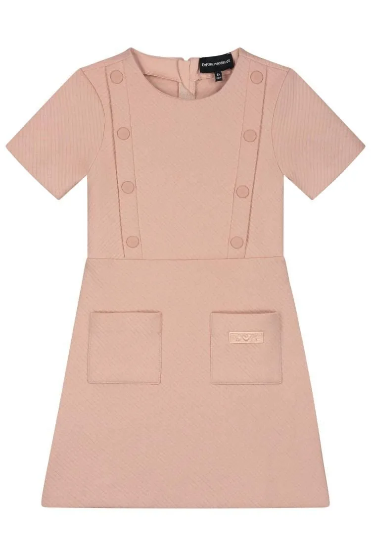 Emporio Armani Kids Quilted Jersey Dress