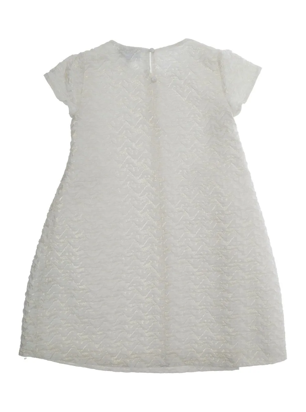 Emporio Armani Kids Bow-Detailed Crewneck Dress