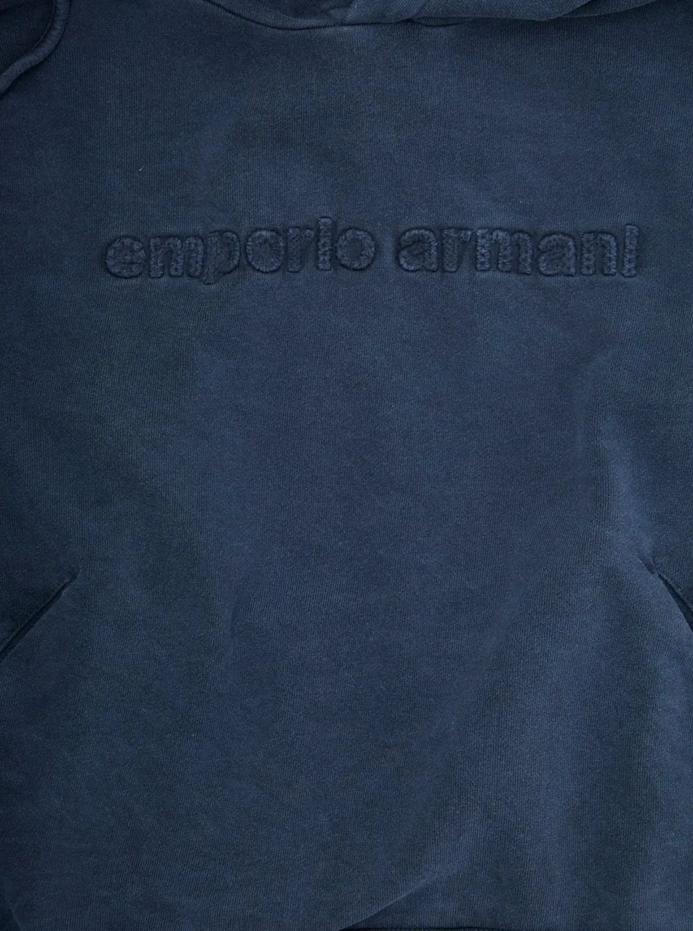 Emporio Armani Kids Long-Sleeved Logo Detailed Hoodie