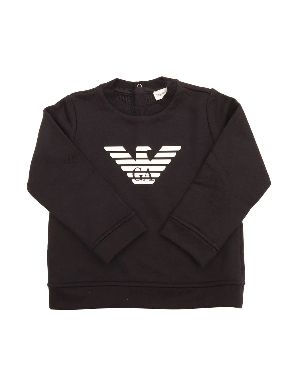Emporio Armani Kids Logo Printed Crewneck T-Shirt
