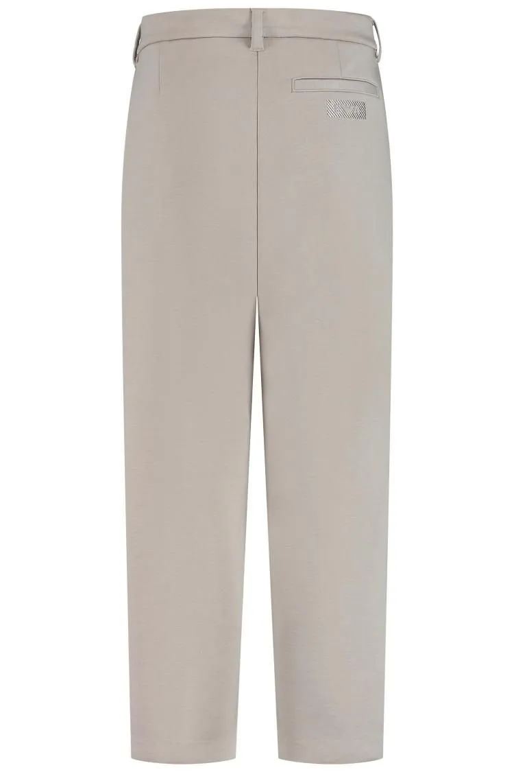Emporio Armani Kids Pleat Detailed Lgo Embroidered Trousers