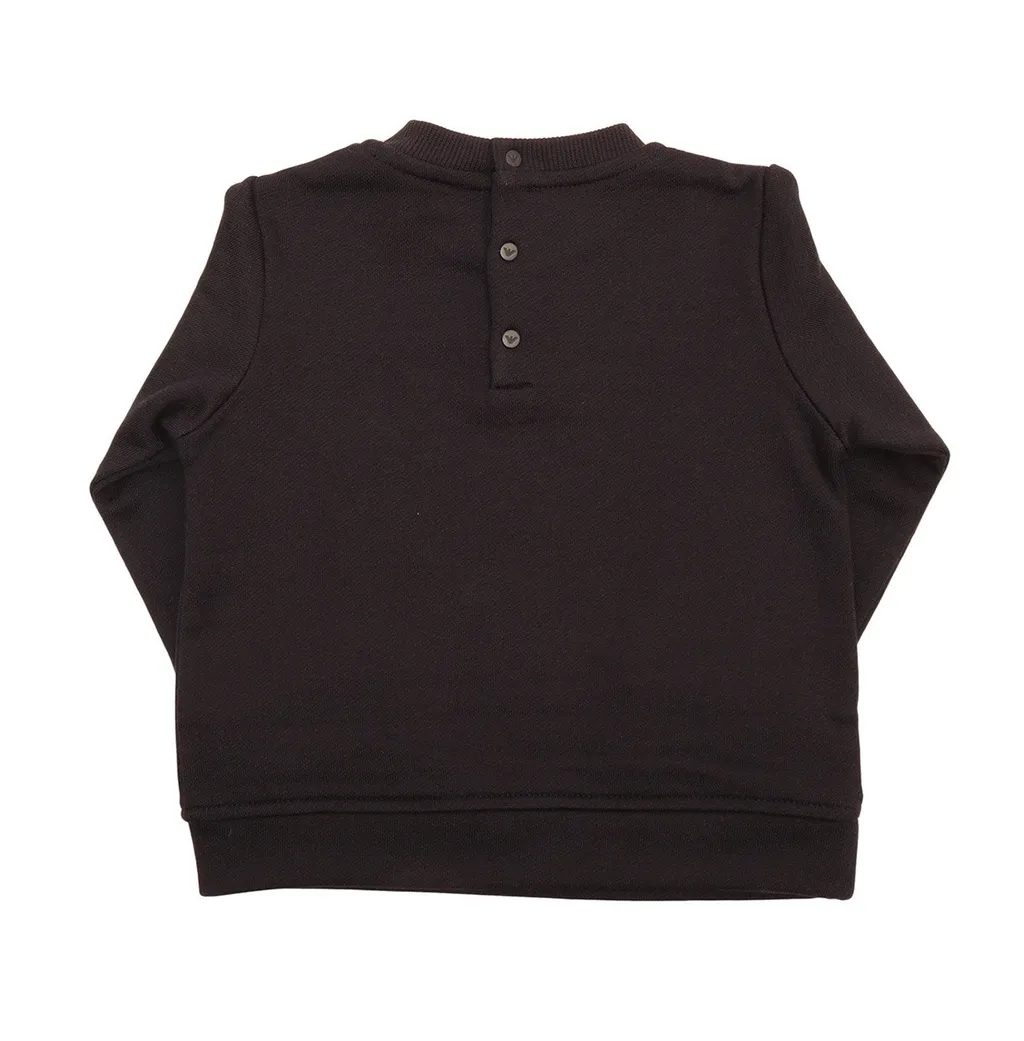 Emporio Armani Kids Logo Printed Crewneck T-Shirt