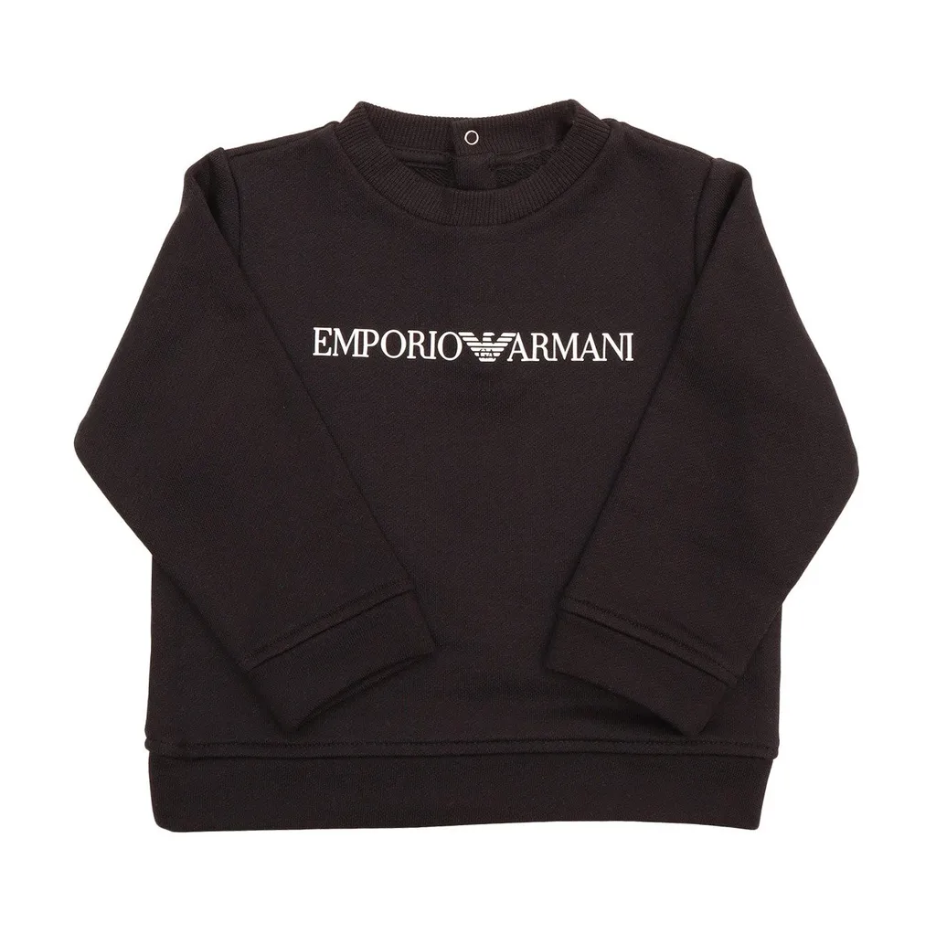 Emporio Armani Kids Logo Printed Crewneck T-Shirt