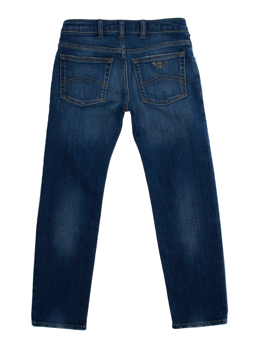 Emporio Armani Kids Jeans With Logo Pocket Detail