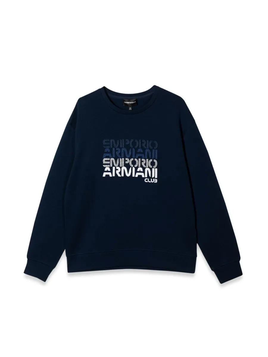 Emporio Armani Kids Logo Print Sweatshirt