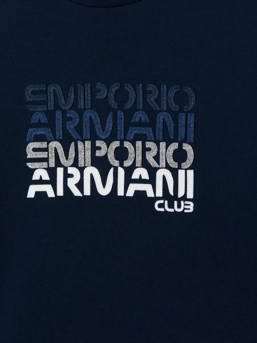 Emporio Armani Kids Logo Print Sweatshirt