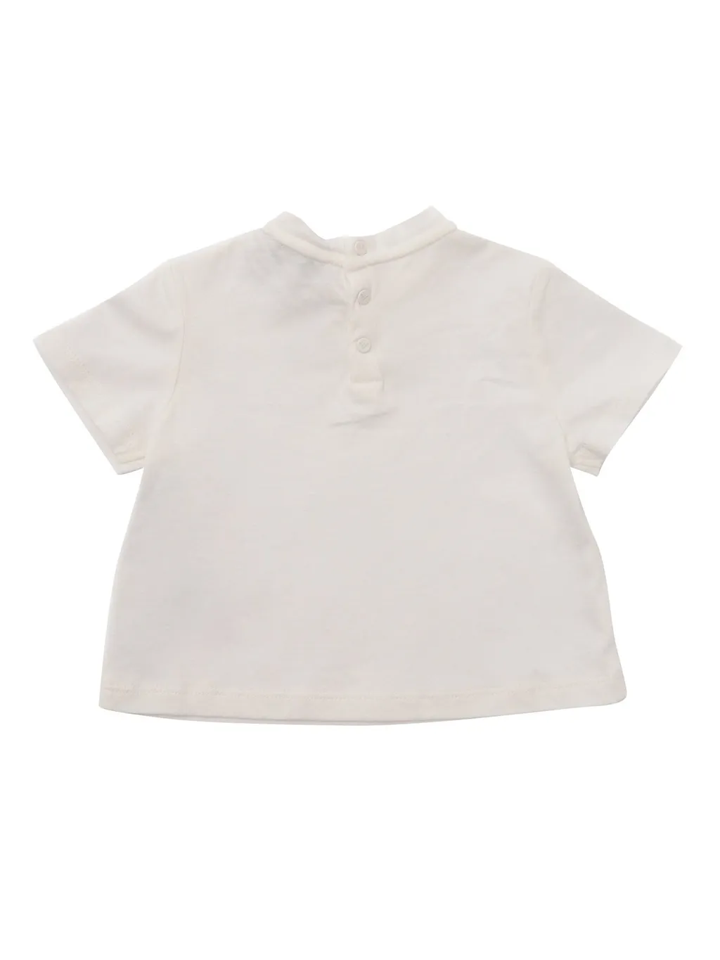 Emporio Armani Kids Logo-Rubberised Crewneck T-Shirt
