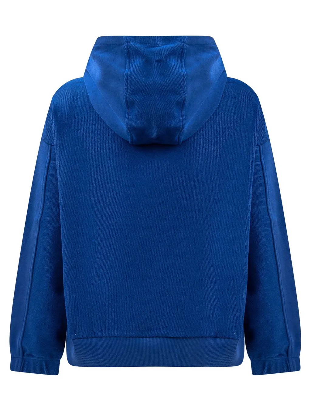 Emporio Armani Kids Straight Hem Drop-Shoulder Hoodie