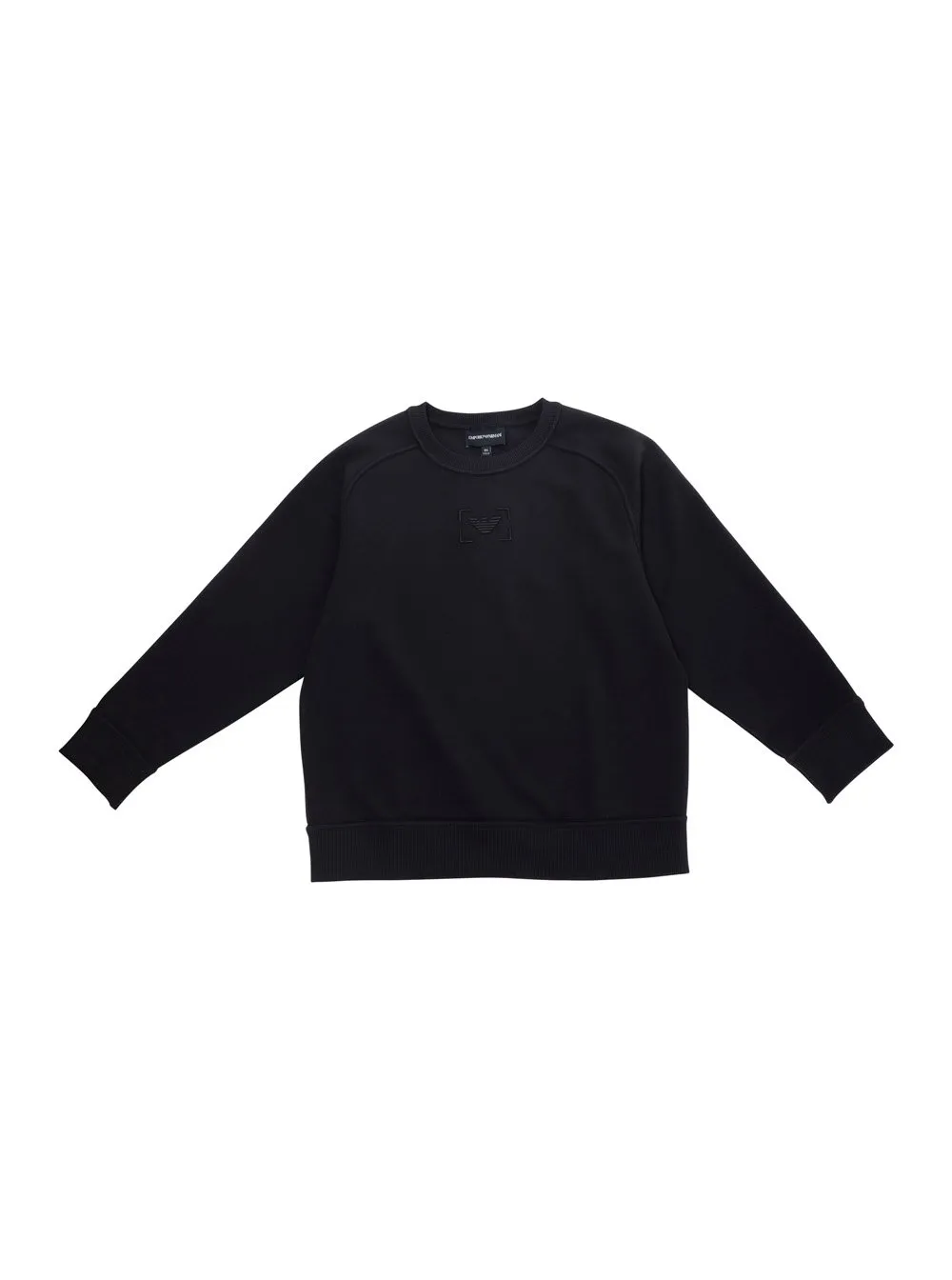 Emporio Armani Kids Logo Embroidered Crewneck Sweatshirt