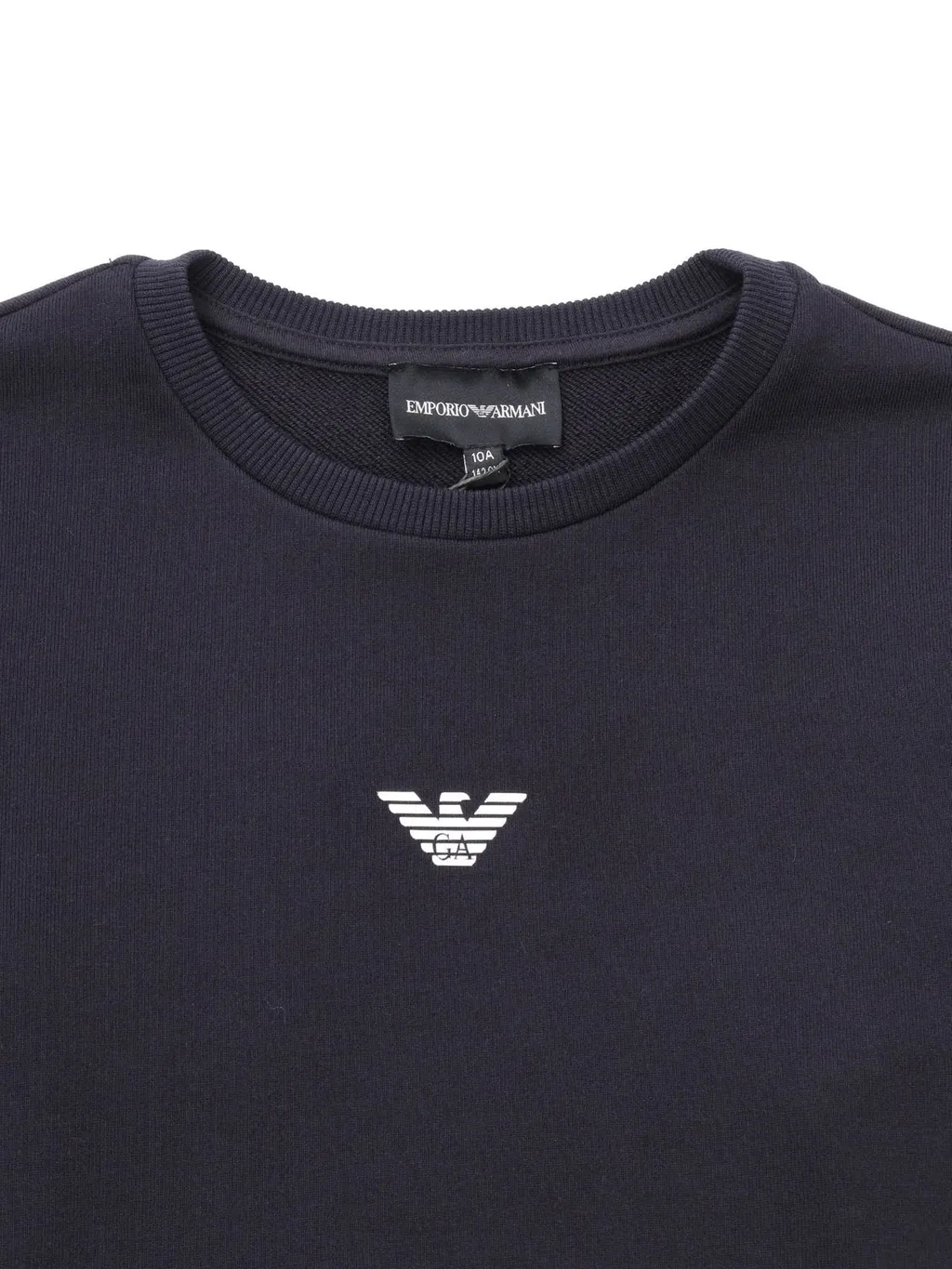 Emporio Armani Kids Logo-Rubberised Crewneck Sweatshirt