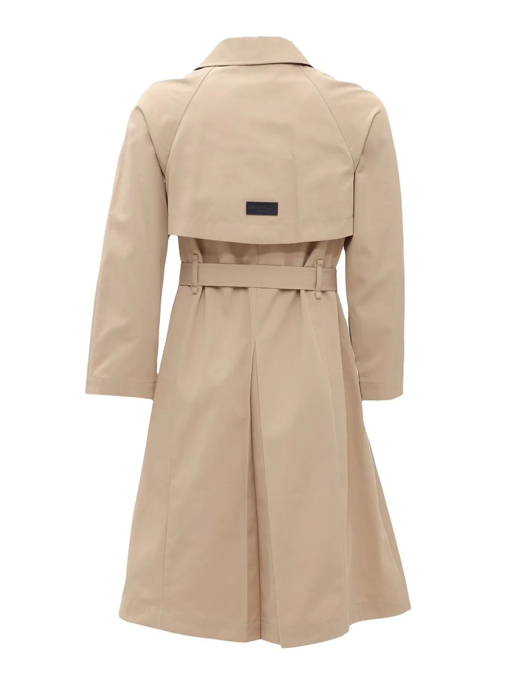 Emporio Armani Kids Logo-Patch Belted Trench