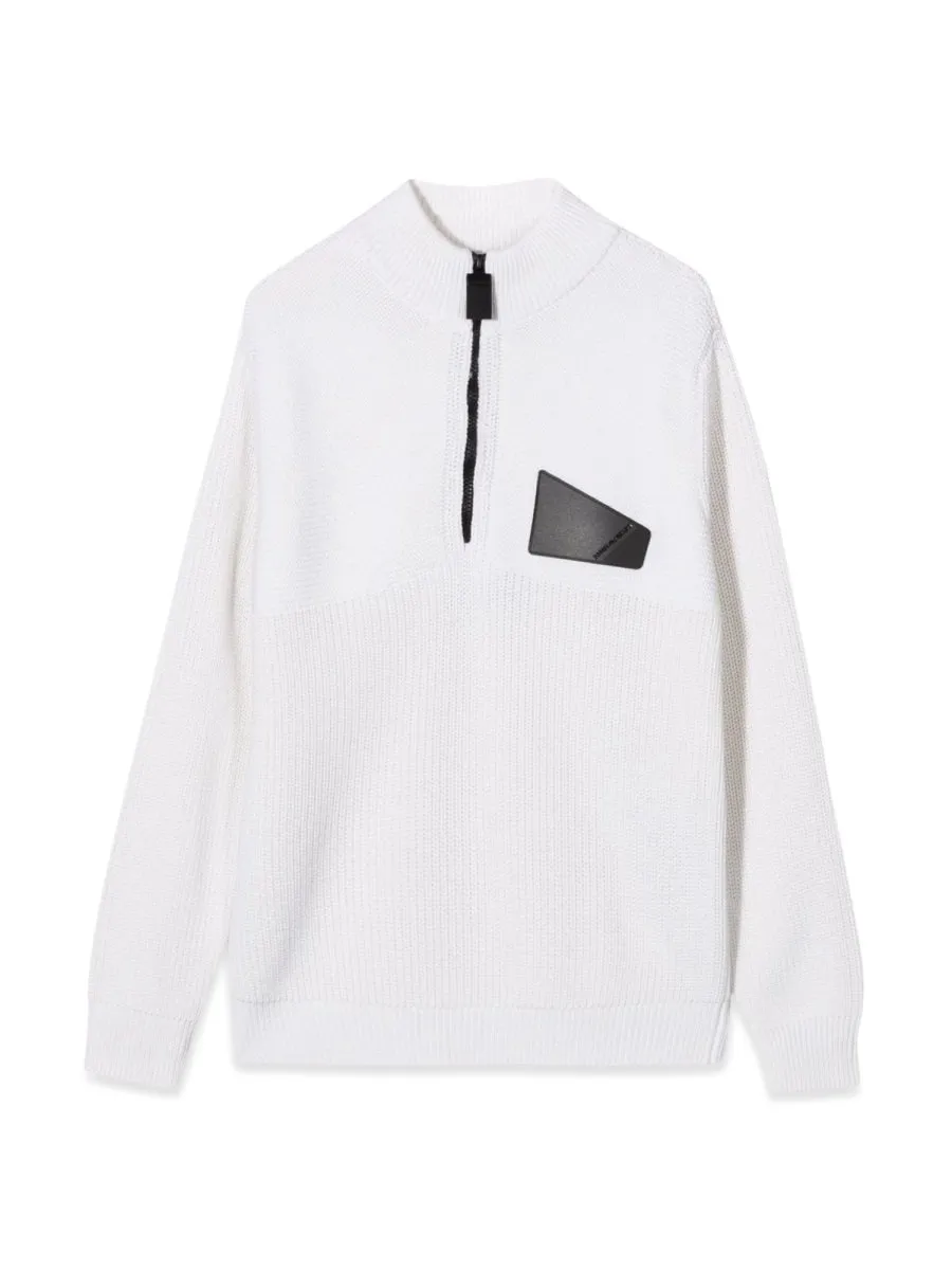 Emporio Armani Logo Patch Sweater
